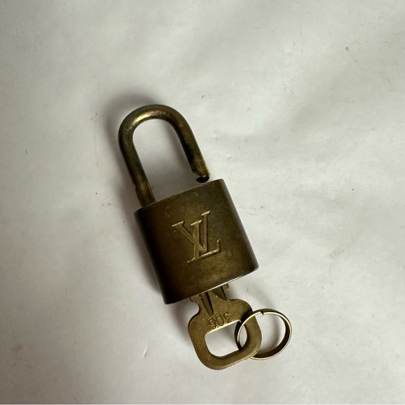Louis Vuitton Gold Padlock with Key #306 - Picture 1 of 2